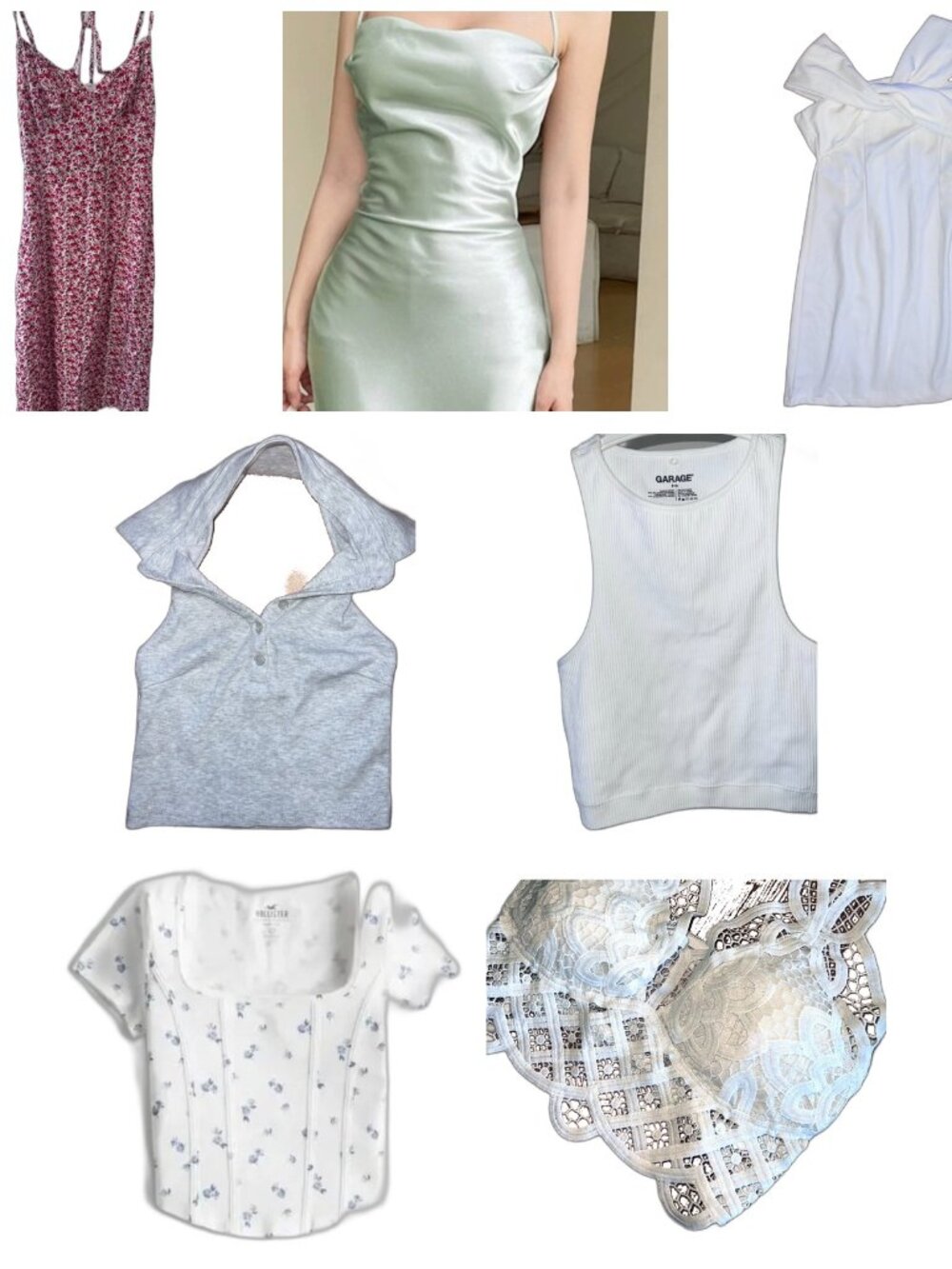 7-Pc Summer Clothing Bundle | Size S (2/4) | Dresses & Tops | Like New